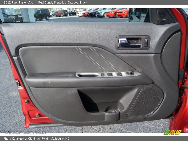 Red Candy Metallic / Charcoal Black 2012 Ford Fusion Sport