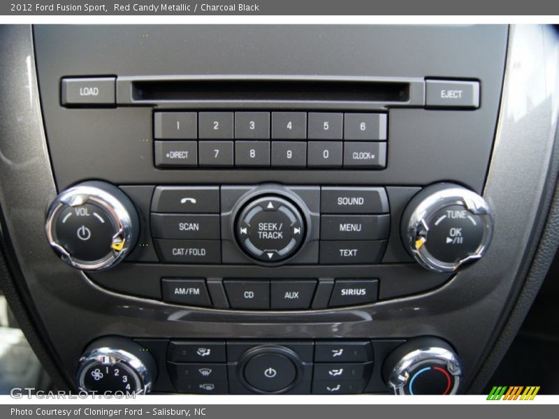 Controls of 2012 Fusion Sport