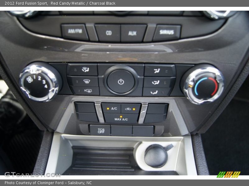 Controls of 2012 Fusion Sport