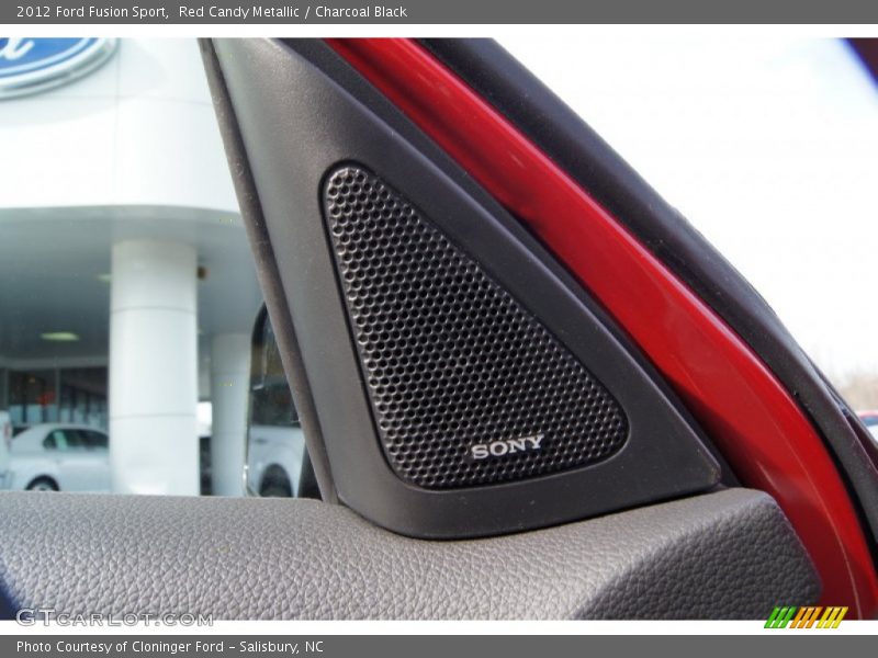 Red Candy Metallic / Charcoal Black 2012 Ford Fusion Sport