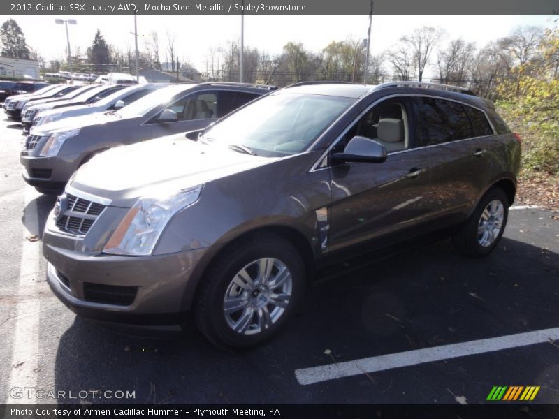 Mocha Steel Metallic / Shale/Brownstone 2012 Cadillac SRX Luxury AWD