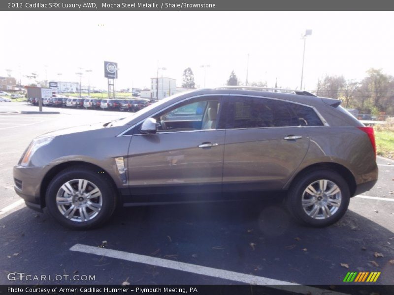 Mocha Steel Metallic / Shale/Brownstone 2012 Cadillac SRX Luxury AWD