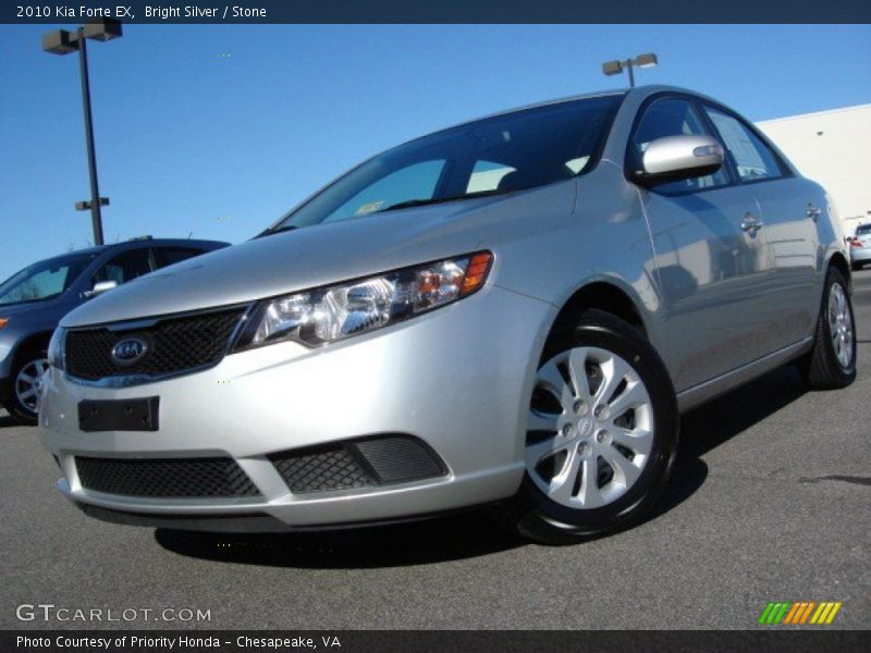 Bright Silver / Stone 2010 Kia Forte EX