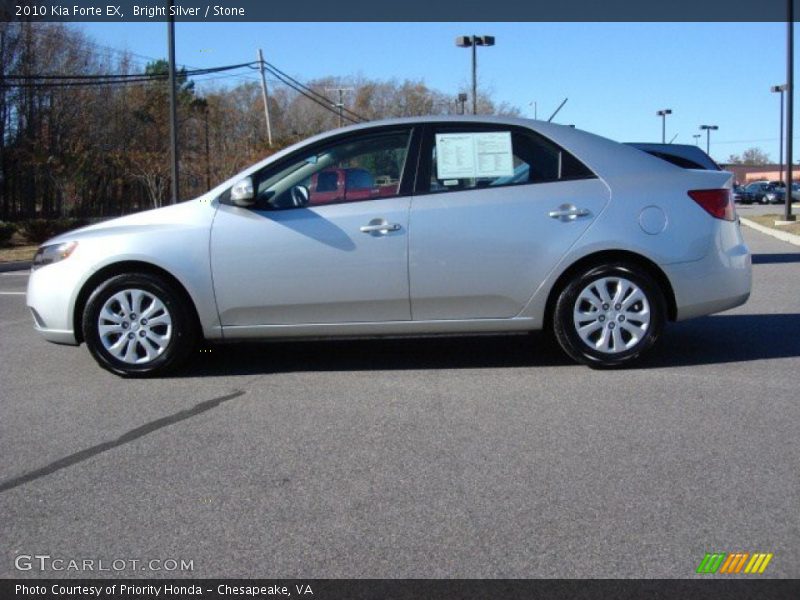 Bright Silver / Stone 2010 Kia Forte EX