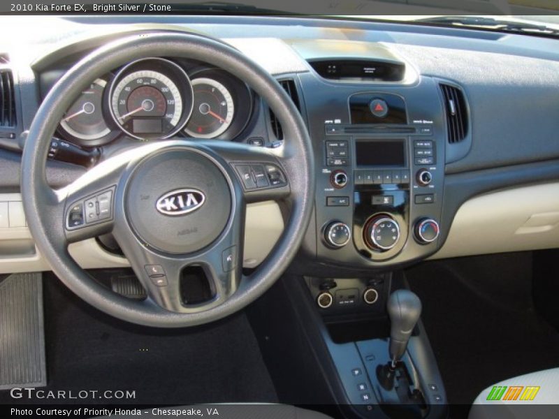 Bright Silver / Stone 2010 Kia Forte EX