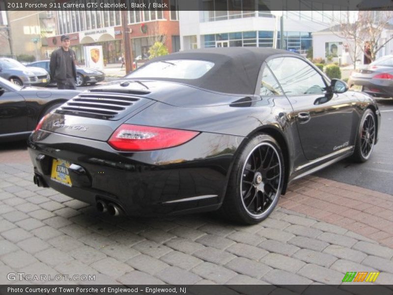 Black / Black 2011 Porsche 911 Carrera GTS Cabriolet