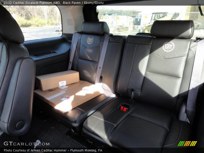 Black Raven / Ebony/Ebony 2012 Cadillac Escalade Platinum AWD