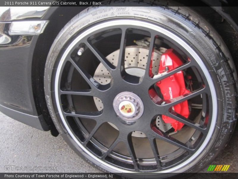 Black / Black 2011 Porsche 911 Carrera GTS Cabriolet