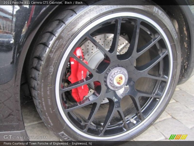 Black / Black 2011 Porsche 911 Carrera GTS Cabriolet
