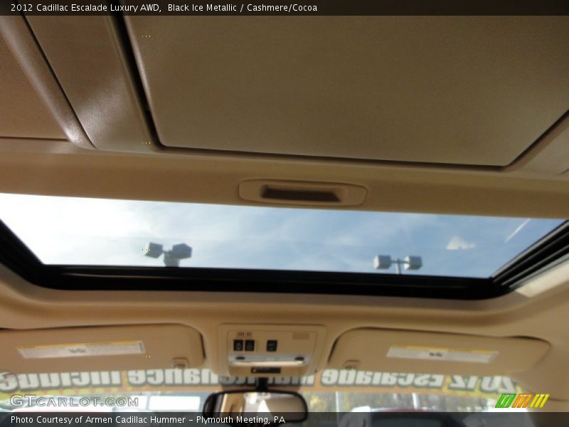 Black Ice Metallic / Cashmere/Cocoa 2012 Cadillac Escalade Luxury AWD