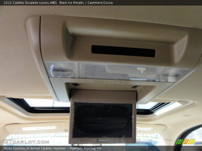 Black Ice Metallic / Cashmere/Cocoa 2012 Cadillac Escalade Luxury AWD