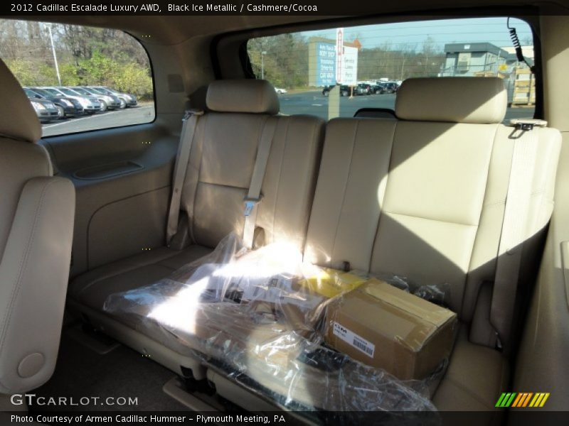 Black Ice Metallic / Cashmere/Cocoa 2012 Cadillac Escalade Luxury AWD