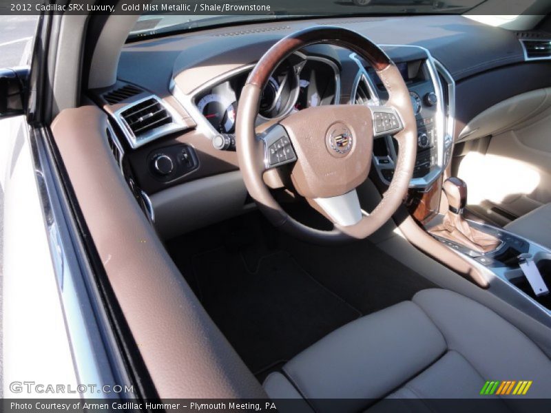 Gold Mist Metallic / Shale/Brownstone 2012 Cadillac SRX Luxury