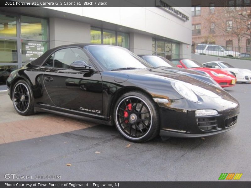 Black / Black 2011 Porsche 911 Carrera GTS Cabriolet