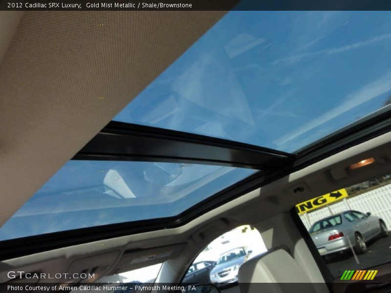 Gold Mist Metallic / Shale/Brownstone 2012 Cadillac SRX Luxury