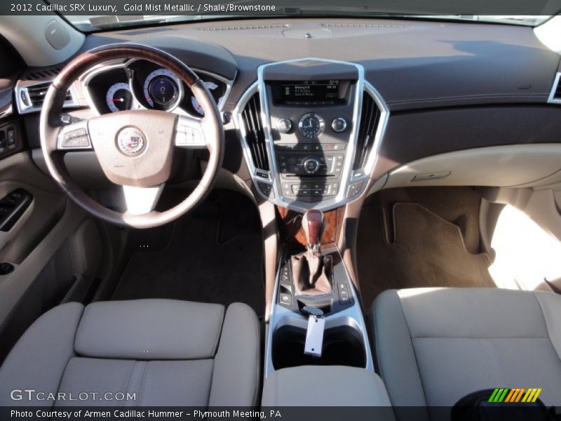 Gold Mist Metallic / Shale/Brownstone 2012 Cadillac SRX Luxury