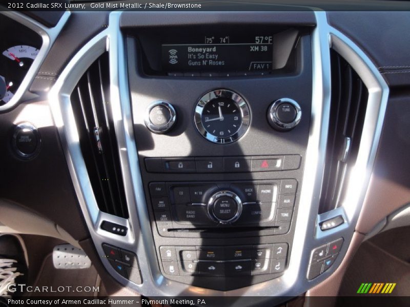 Gold Mist Metallic / Shale/Brownstone 2012 Cadillac SRX Luxury