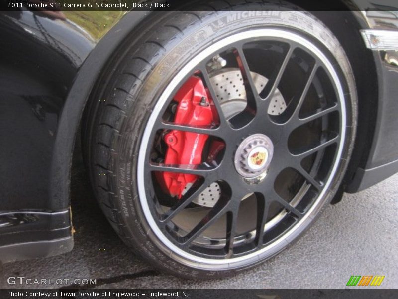 Black / Black 2011 Porsche 911 Carrera GTS Cabriolet