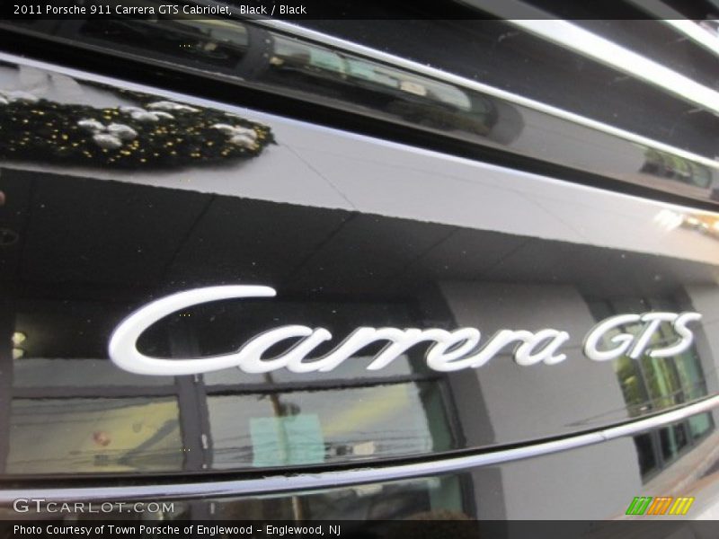 Black / Black 2011 Porsche 911 Carrera GTS Cabriolet