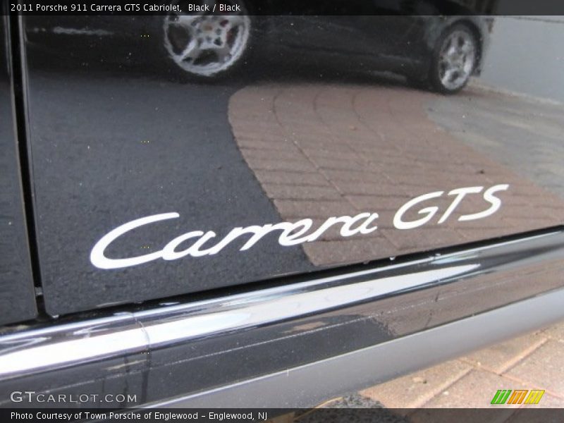 Black / Black 2011 Porsche 911 Carrera GTS Cabriolet