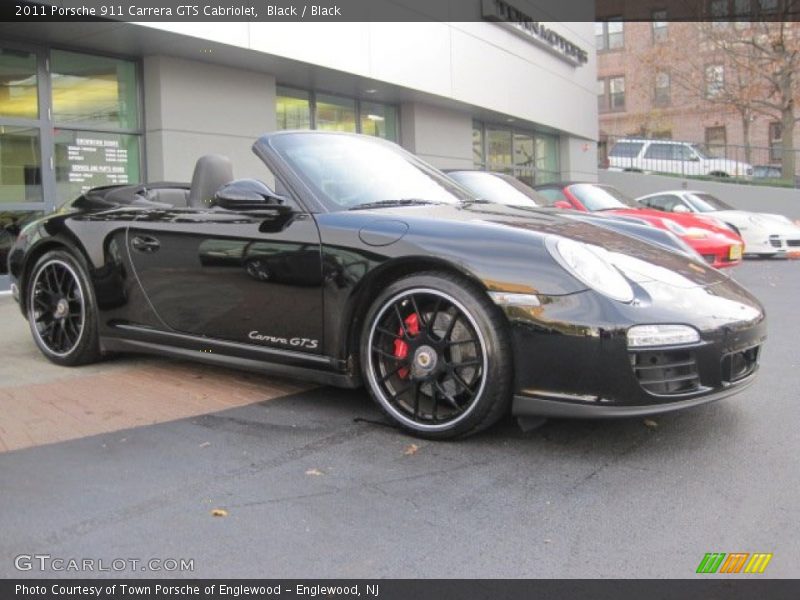 Black / Black 2011 Porsche 911 Carrera GTS Cabriolet