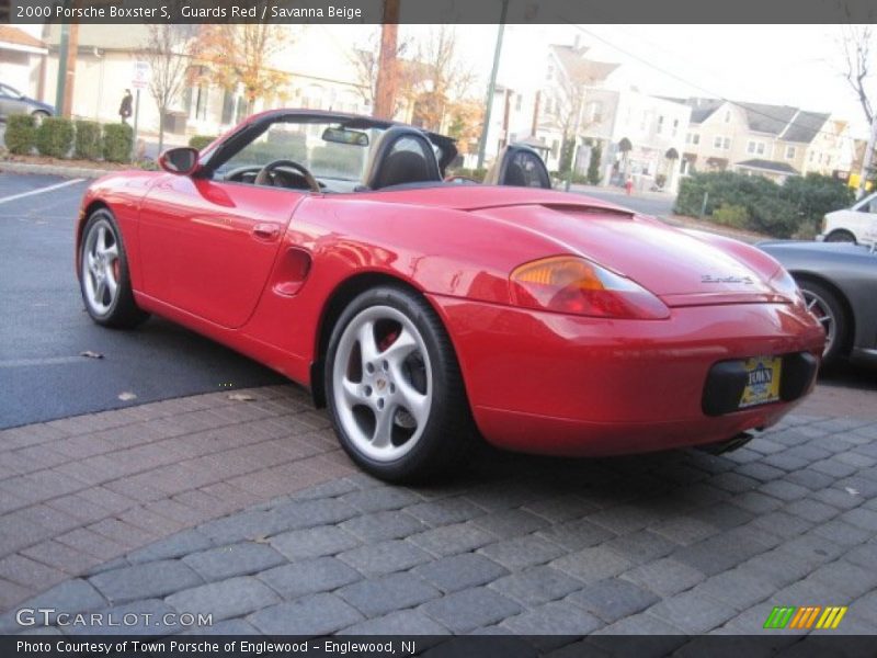 Guards Red / Savanna Beige 2000 Porsche Boxster S