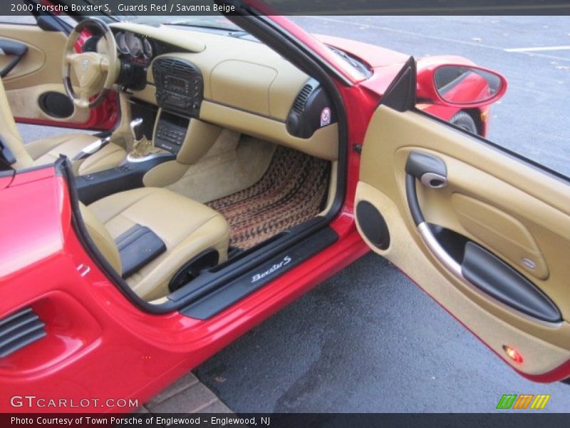 Guards Red / Savanna Beige 2000 Porsche Boxster S