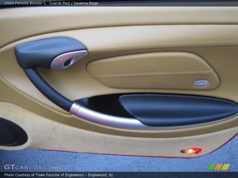 Guards Red / Savanna Beige 2000 Porsche Boxster S
