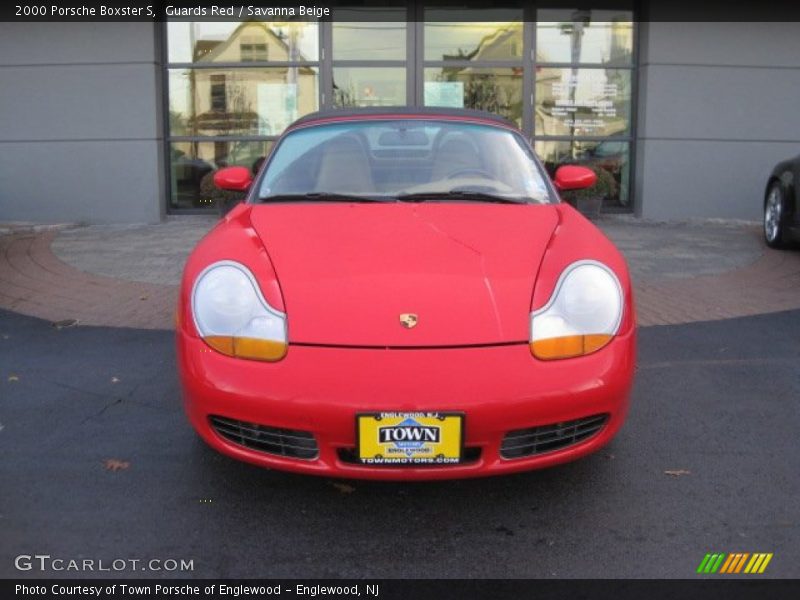 Guards Red / Savanna Beige 2000 Porsche Boxster S