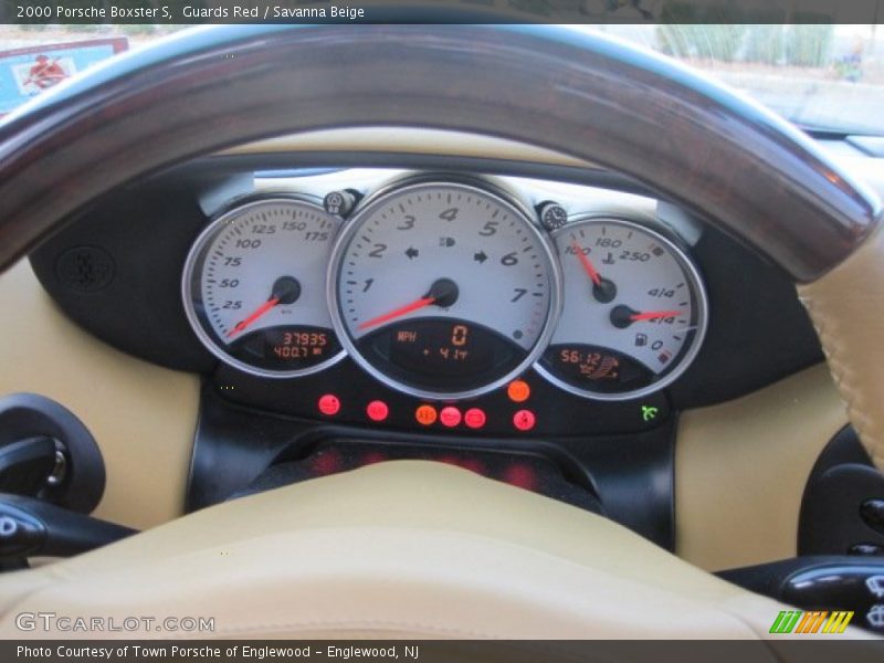 Guards Red / Savanna Beige 2000 Porsche Boxster S
