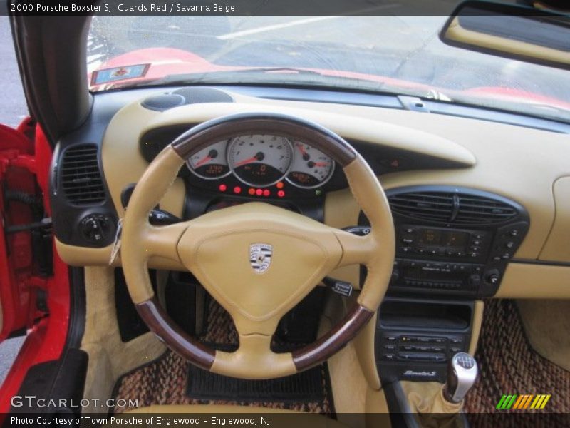 Guards Red / Savanna Beige 2000 Porsche Boxster S