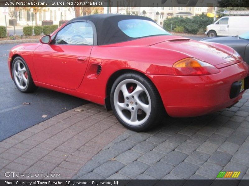 Guards Red / Savanna Beige 2000 Porsche Boxster S