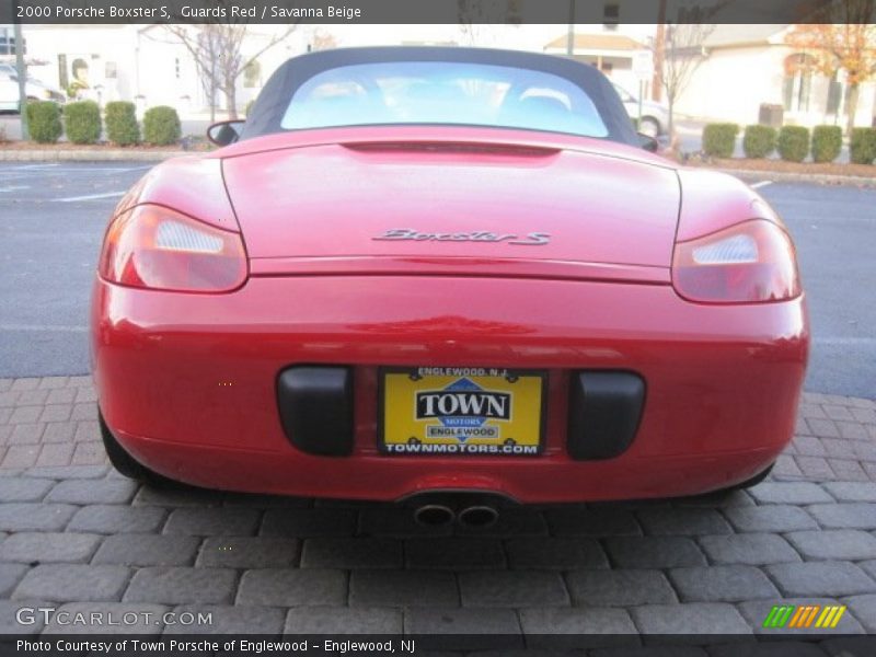 Guards Red / Savanna Beige 2000 Porsche Boxster S