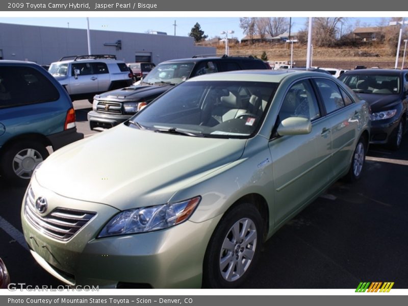 Jasper Pearl / Bisque 2009 Toyota Camry Hybrid