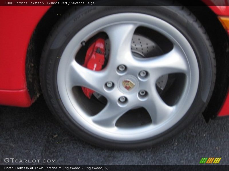 Guards Red / Savanna Beige 2000 Porsche Boxster S