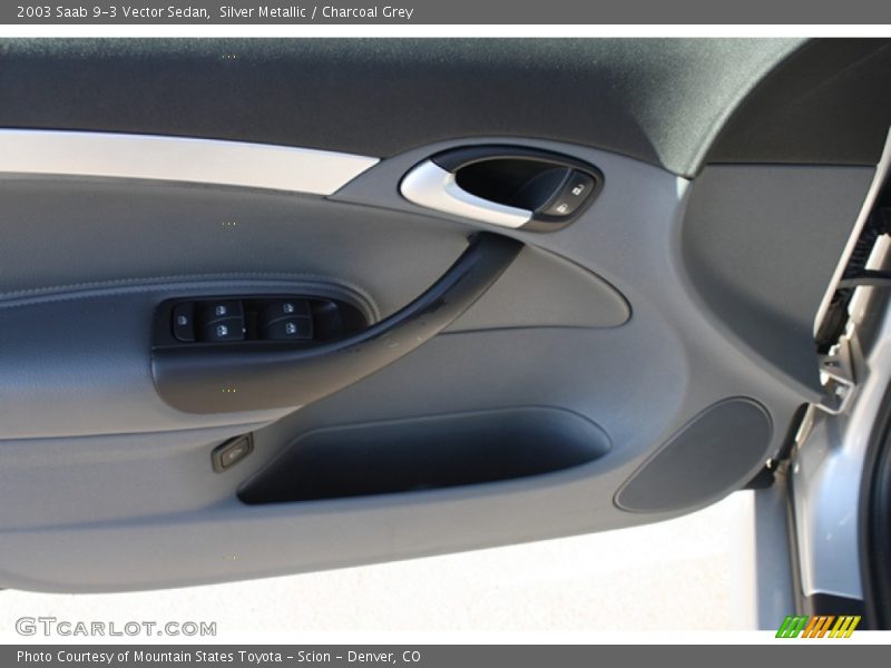 Silver Metallic / Charcoal Grey 2003 Saab 9-3 Vector Sedan