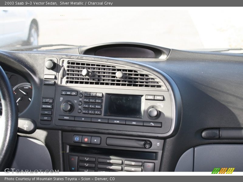 Silver Metallic / Charcoal Grey 2003 Saab 9-3 Vector Sedan