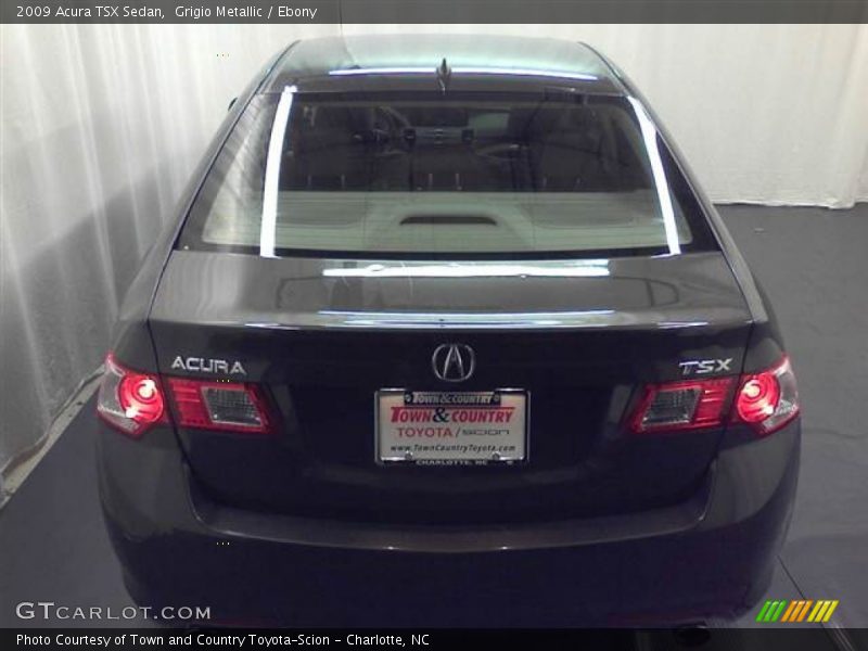 Grigio Metallic / Ebony 2009 Acura TSX Sedan