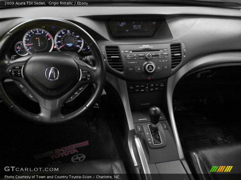 Grigio Metallic / Ebony 2009 Acura TSX Sedan