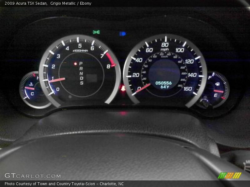 Grigio Metallic / Ebony 2009 Acura TSX Sedan