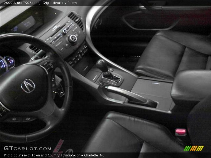 Grigio Metallic / Ebony 2009 Acura TSX Sedan