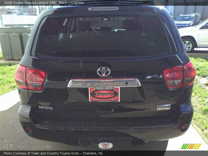 Black / Graphite 2008 Toyota Sequoia Limited 4WD