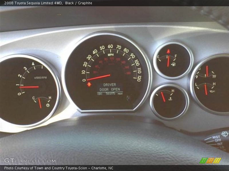 Black / Graphite 2008 Toyota Sequoia Limited 4WD
