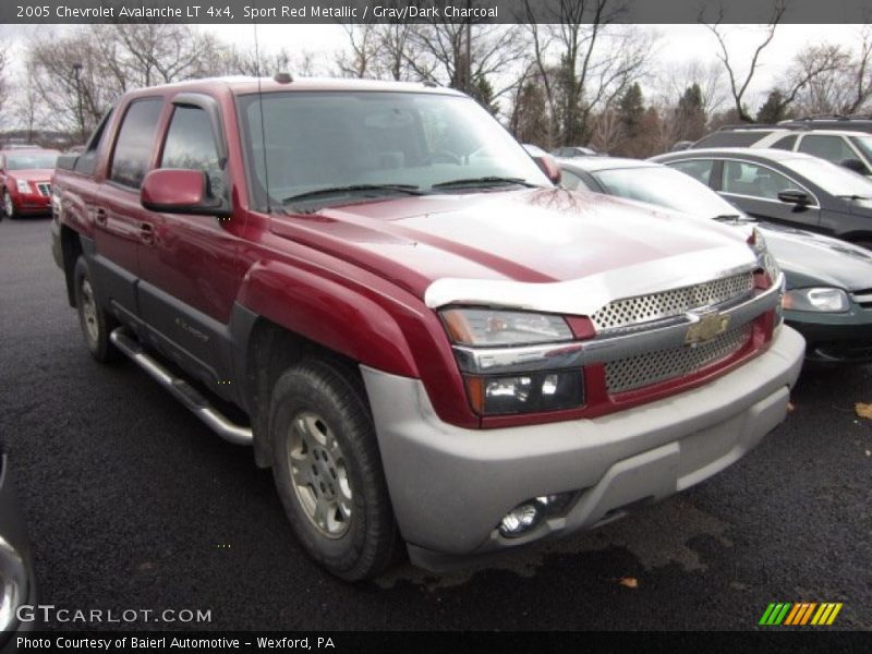 Sport Red Metallic / Gray/Dark Charcoal 2005 Chevrolet Avalanche LT 4x4