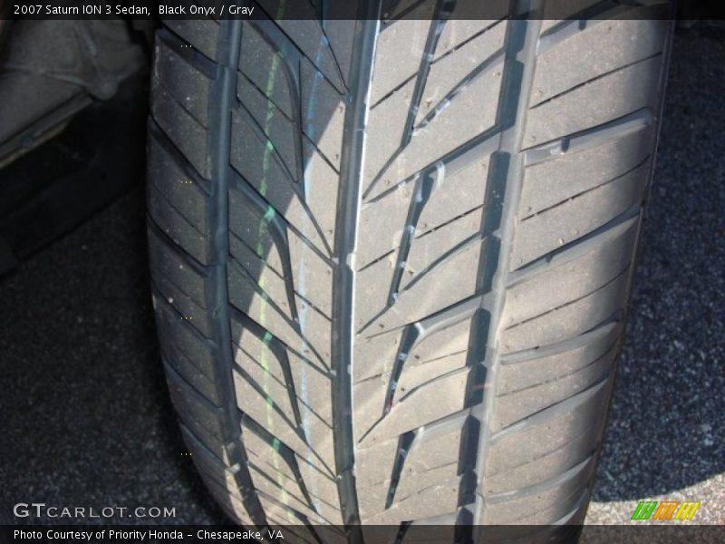 Black Onyx / Gray 2007 Saturn ION 3 Sedan