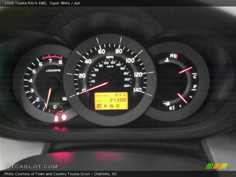 Super White / Ash 2008 Toyota RAV4 4WD