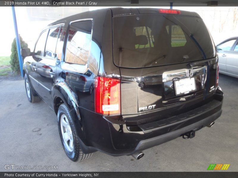 Crystal Black Pearl / Gray 2010 Honda Pilot LX 4WD