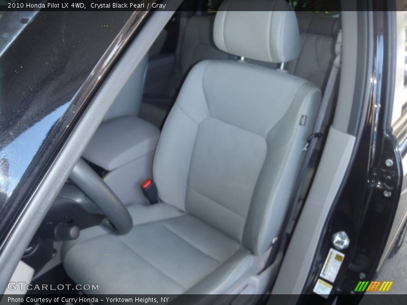 Crystal Black Pearl / Gray 2010 Honda Pilot LX 4WD