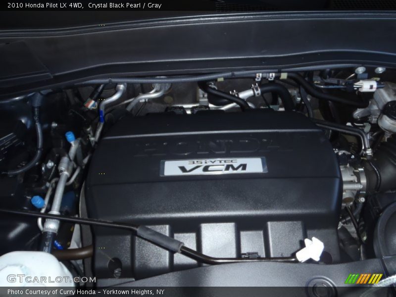 Crystal Black Pearl / Gray 2010 Honda Pilot LX 4WD