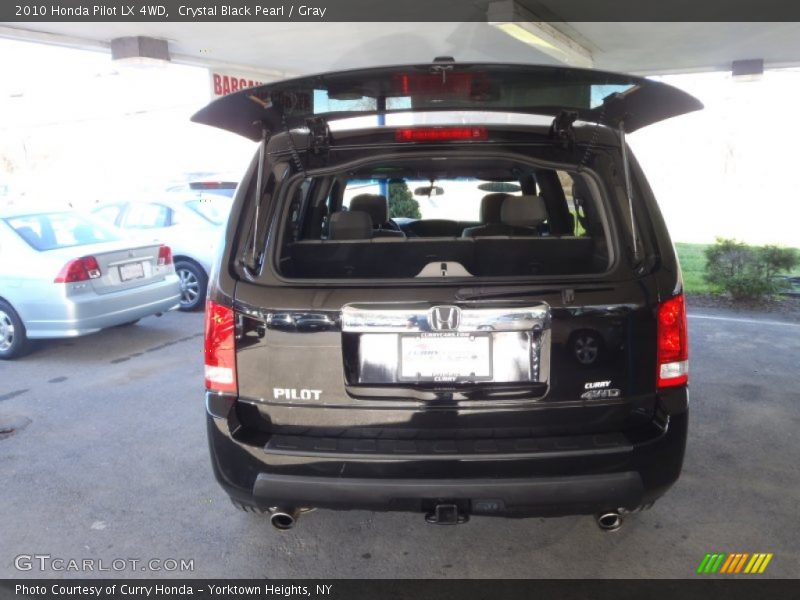 Crystal Black Pearl / Gray 2010 Honda Pilot LX 4WD